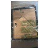 upsimples 8x10 Picture Frame, Display Pictures 5x7 with Mat or 8x10 Without Mat, Wall Hanging Photo Frame, Black, 1 Pack