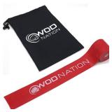 WOD Nation Muscle Floss Bands - 84 x 2 In, Red, Medium - Mobility Floss Band for Compression & Sore Tissue Recovery - Support for Targeted Recovery & Joint Mobility