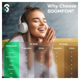 SOOMFON Bluetooth 5.2 Transmitter for TV 3-in-1 Bluetooth Receiver for Home Stereo Aptx Low Latency & HD for Wireless Headphones Dual Link with LCD Display Adjustable Volume, Optical AUX RCA