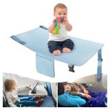 Toddler Airplane Bed, Kids Airplane Seat Extender Travel Bed, Kids Airplane Travel Essentials, Airplane Must Have for Toddlers, Portable Plane Bed Foot Rest for Flights