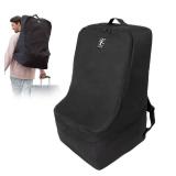 J.L. Childress Padded Backpack Car Seat Bag - Travel Bag for Airplane, Fits Most Baby & Infant Car Seats, Boosters, & Carriers, Airport Accessories for Gate Check or Baggage Check - Ultimate, Black