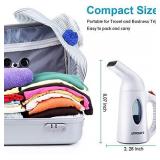 URPOWER Steamer for Clothes Steamer, Portable Handheld Garment Fabric Steamer Fast Heat-up Powerful Clothes Steamer with High Capacity for Home and Travel - Not for Abroad
