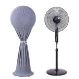 VIOKKO Floor Fan Dust Cover - Waterproof, Dustproof, Washable, Round, Protective Sleeve for Household Fan (Grey)