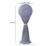 VIOKKO Floor Fan Dust Cover - Waterproof, Dustproof, Washable, Round, Protective Sleeve for Household Fan (Grey)