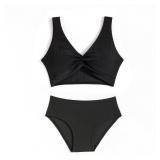 JÂ·E Sterguard Girls Two Piece Swimsuits Teen Bikini with Removable Bra Padded Girls
