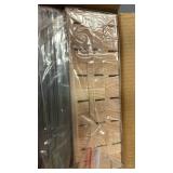 ORGANTEAM Wedding Table Numbers 1-20, Acrylic Arch Signs with Natural Wood Stands Holders, Rustic Table Decor for Reception & Parties (Frosted Gold)