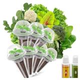 inbloom Salad Green Seed Pod Kit for AeroGarden, Ahopegarden, GARDENCUBE, MUFGA, 7 Pods (350+ Seeds with American Fast/Paris Island/Buttercrunch Lettuce, Swiss Chard, Spinach, Cauliflower, Cabbage)