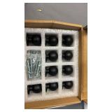 khtumeware 10 Pack 1 Inch (25mm) Cabinet Knobs - Matte Black Solid Drawer Pulls and Door Knobs for Cabinets and Dressers