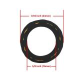 Ucreative 5/8 Inch x 5FT Fuel Line Hose Push Lock Fuel Hose Rubber NBR SAE 30R7 300PSI