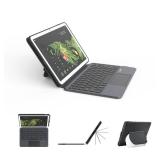 EIP Magnetix Keyboard Case for Google Pixel Tablet 11 inch (2023), Adjustable Viewing Angle, Detachable, Easy Carry, Protective Cover Compatible with Speaker Dock, 7 Backlight Color, US Layout