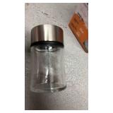 Salt Shaker or Pepper Shaker with Adjustable Pour Holes - Stainless Steel Spice Dispenser - Perfect for Pink Himalayan, Table Salt, Black and White Pepper. (2.4 oz)