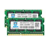 8GB DDR3 DDR3L-1600 SODIMM, 16GB Kit (2x8GB) PC3L-12800S RAM 1600 Mhz, Motoeagle 2RX8 1.35V Dual Rank Module Chips Upgrade for Laptop