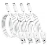Susnwere [Apple MFi Certified] Apple Charging Cables 6ft, iPhone Chargers, Lightning Fast iPhone Charging Cord for iPhone 12/11/11Pro/11Max/ X/XS/XR/XS Max/8/7, ipad(White)