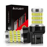 AUXLIGHT 7440 7441 7443 7444 T20 992 W21W LED Bulbs Xenon White, Ultra Bright 60-SMD LED Replacement for Back Up/Reverse Lights, Brake/Tail Lights, Turn Signal/Parking or Running Lights (Pack of 2)