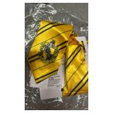 JiaDuo Tie Wizard Costume Striped Headwear Halloween Party Trip Witch Cosplay Tie Yellow