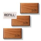 Drift Car Air Freshener - The Original Wood Air Freshener - Car Odor Eliminator - Long Lasting Scent - Metal Clip - Essential Oils - Clean Ingredients - Amber Scent 3 Pack Refill - NO CLIP INCLUDED