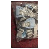 Pawaboo Small Dog Harness and Leash Set, Puppy Harness X-Frame No Pull No Choke, Dog Vest Harness Adjustable for Small Medium Sized Dogs, Soft Breathable Pet Harness for Walking Outing (S, Blue)