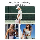 BAGSMART Crossbody Bags for Women, Small Crossbody Bag Puffer Cross Body Purse Mini Tote Travel Purse Shoulder Handbags Wallet, Mist Purple