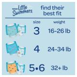 Huggies Little Swimmers Disposable Swim Diapers, Size 3 (16-26 lbs), 20 Ct