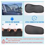 ZATOOTO Car Window Shades for Tesla Model Y - Sun Shade Semi-Transparent Rear Window, Car Window Shade for Baby with UV Protection & Privacy, Custom Fit, No Adhesive, Easy Install