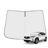 Canvcle Windshield Sun Shade for 2021-2025 2026 Acura MDX Accessories Thicken 6-Layer Front Window Sunshade Cover Sun Visor Protector Foldable Block UV Rays Keep Vehicle Cool
