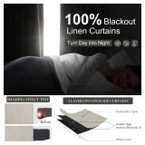 QJmydeco 120 Inch Curtains High Ceiling Tall Curtains for Living Room Long Large Window Drapes 120 Length/10 ft Heat Insulated Summer Luxury Bohemian Blackout Curtains Cottage (W50 xL120 2Panels)