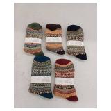 YZKKE 5Pack Womens Vintage Winter Socks, 5 Pack