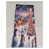 Christmas Scene Holiday Hand Towels, Set Of 2