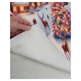 Christmas Scene Holiday Hand Towels, Set Of 2
