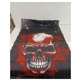 3D Design Scary Skeleton Door Cover 72"x 30"