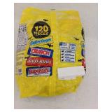 Butterfinger, Crunch, Baby Ruth, 100 Grand Minis and Fun Size Assorted Candy Bars, Bulk 120 Count Pack, 47.8 oz, Exp 5/11/2025