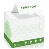Fancyou XL Disposable Face Towel, 50 Count, 2 Boxes