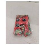 Lace-up Kitten Red Xmas Tree Skirt - 36 Inch