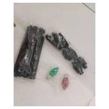 HUAZHQING UL 15 Lights C9 Pathway Stake Christmas Lights with 12 Inch Ground Stakes
