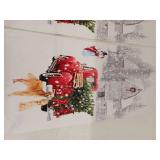 Christmas Lot With 2 Hand Towels And And Apron