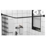 Sikaiqi Shower Curtain Rod, Black