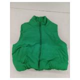 Blanding Puffer Vest, Green, XL