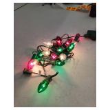 Vintage Christmas String Lights with Stakes