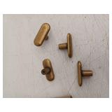 Vintage Brass T-Handle Cabinet Pulls Set of 12