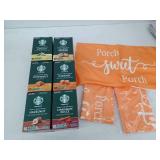 Starbucks K-Cup Flavored Coffee Bundle with Porch Pillow Covers
