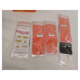 Halloween Tissue Paper Tassel Garland- Orange, Black & White - Lot of 4 pks