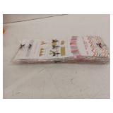 Halloween Tissue Paper Tassel Garland- Orange, Black & White - Lot of 4 pks