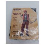 Complete Kids Pirate Costume Set with Accessories- size 3T