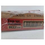 Nissin Top Ramen Bulk Case - Beef Flavor, 24 pack - Exp-1/30/26