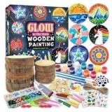 Kids Wooden Painting Kit-Glow in The Dark-Arts & Crafts