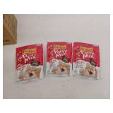 Purina Friskies Cat Treats Party Mix Mixed Grill Crunch, BB Nov 2025- lot of 3