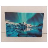 Canvas Print with Frame Wall Art, Approximately 17.75 x 11.75 Inch