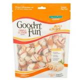 Good  n  Fun Triple Flavor Chews for Dogs  Mini Bones  25 Count, 11.4 oz, BB 8/12/2025