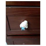 Wood Four-Drawer Dresser with Round Knobs