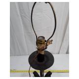 Wrought Iron Table Lamp with Scrollwork Base, no shade